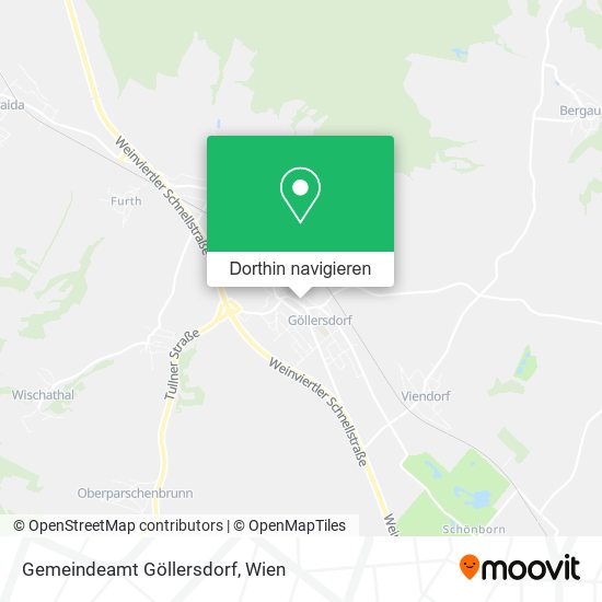 Gemeindeamt Göllersdorf Karte