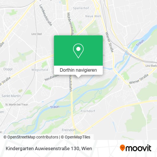 Kindergarten Auwiesenstraße 130 Karte