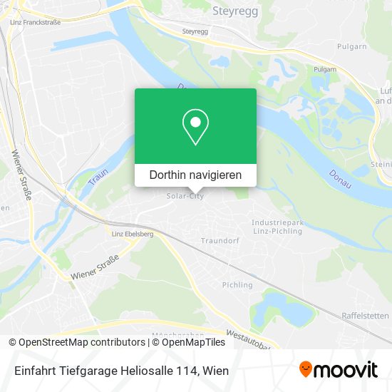 Einfahrt Tiefgarage Heliosalle 114 Karte