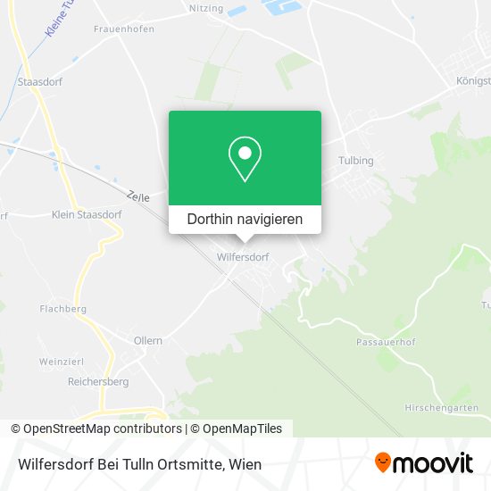 Wilfersdorf Bei Tulln Ortsmitte Karte
