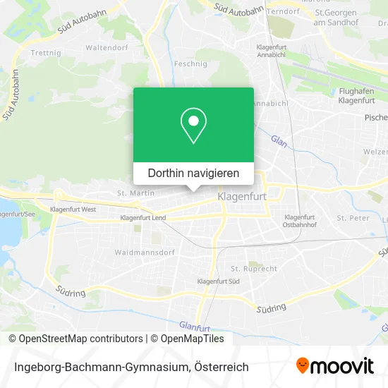 Ingeborg-Bachmann-Gymnasium Karte