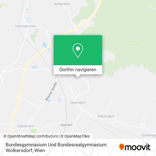 Bundesgymnasium Und Bundesrealgymnasium Wolkersdorf Karte