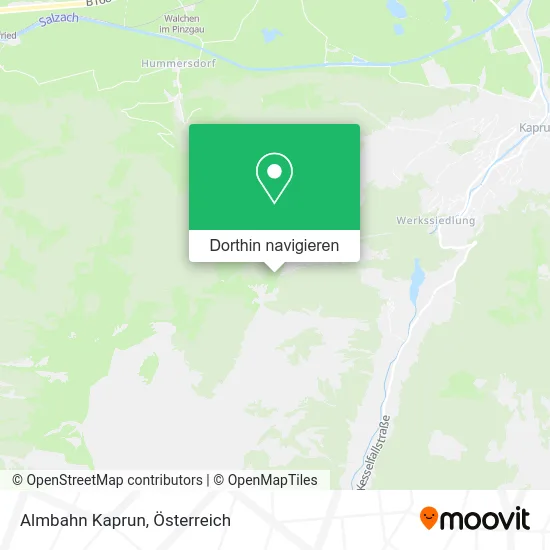 Almbahn Kaprun Karte