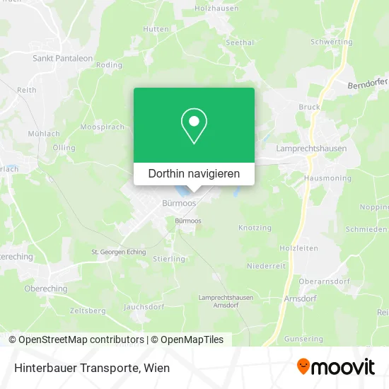Hinterbauer Transporte Karte