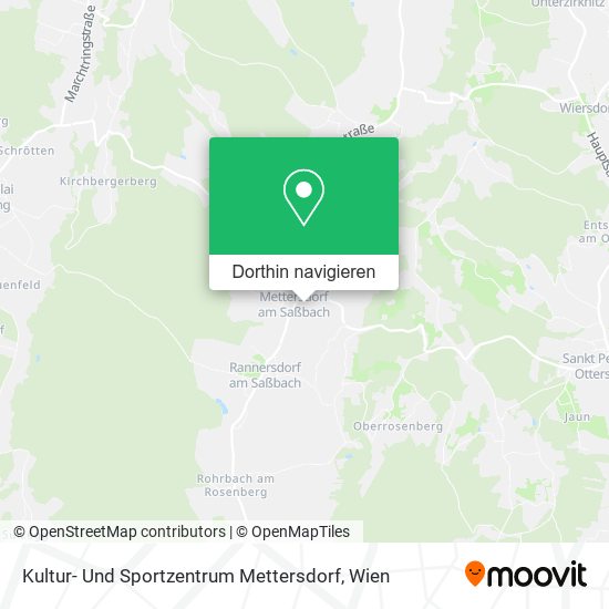 Kultur- Und Sportzentrum Mettersdorf Karte