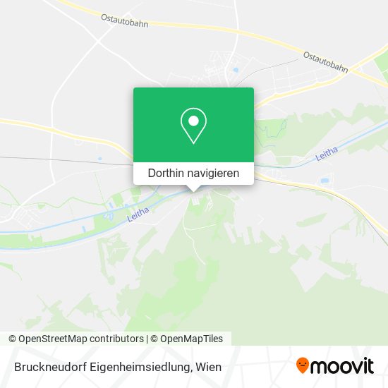 Bruckneudorf Eigenheimsiedlung Karte