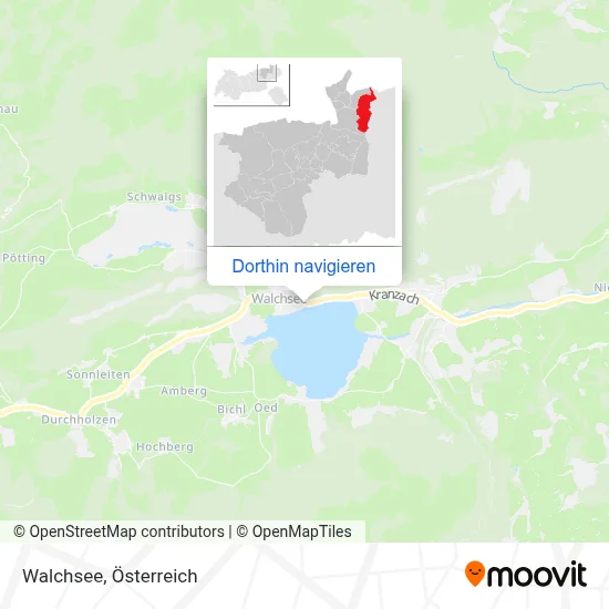 Walchsee Karte