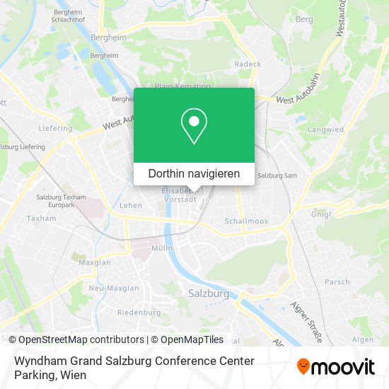 Wyndham Grand Salzburg Conference Center Parking Karte