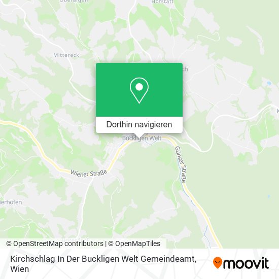 Kirchschlag In Der Buckligen Welt Gemeindeamt Karte