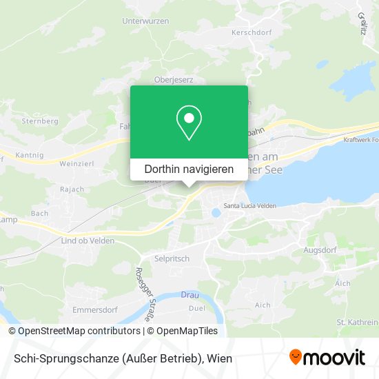 Schi-Sprungschanze (Außer Betrieb) Karte