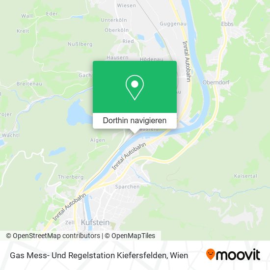 Gas Mess- Und Regelstation Kiefersfelden Karte
