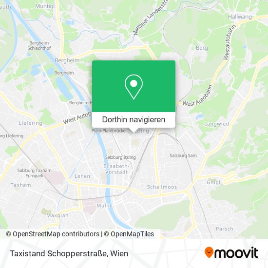 Taxistand Schopperstraße Karte