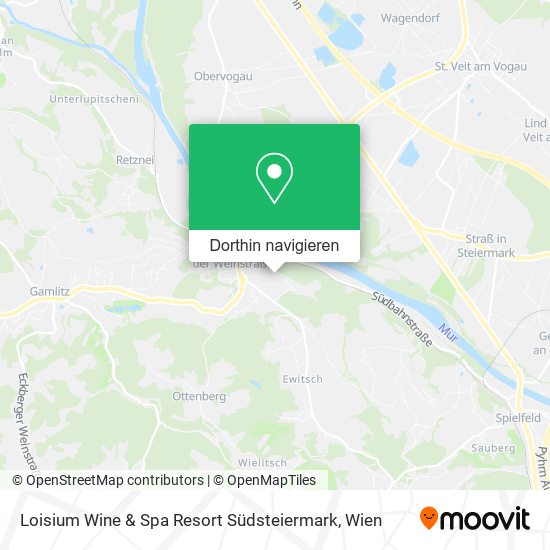 Loisium Wine & Spa Resort Südsteiermark Karte