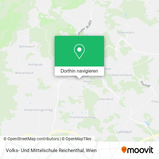Volks- Und Mittelschule Reichenthal Karte