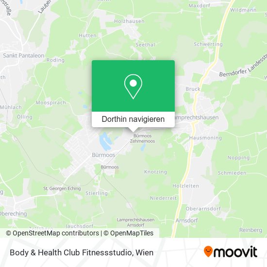 Body & Health Club Fitnessstudio Karte