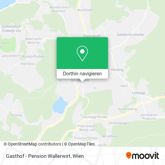 Gasthof - Pension Wallerwirt Karte