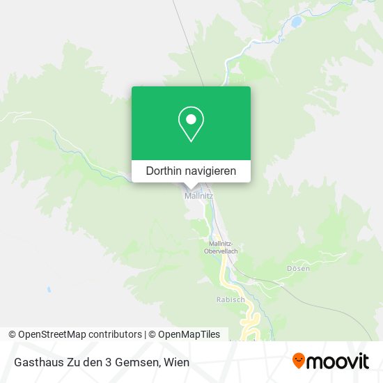 Gasthaus Zu den 3 Gemsen Karte