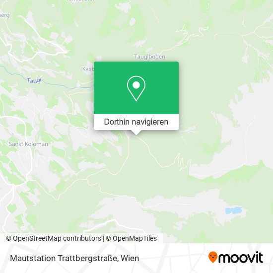 Mautstation Trattbergstraße Karte