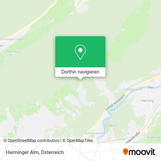 Haiminger Alm Karte