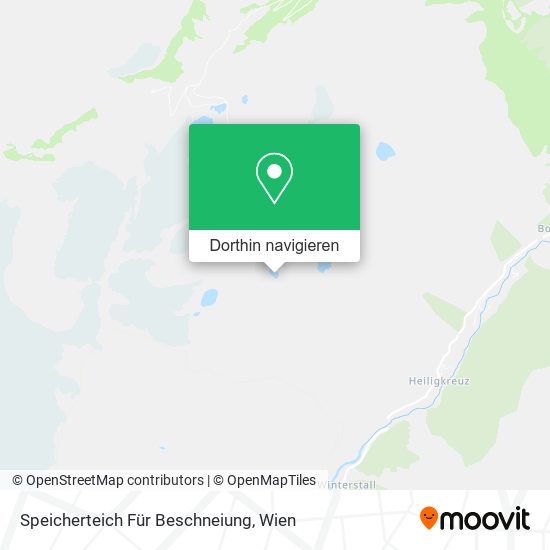Speicherteich Für Beschneiung Karte