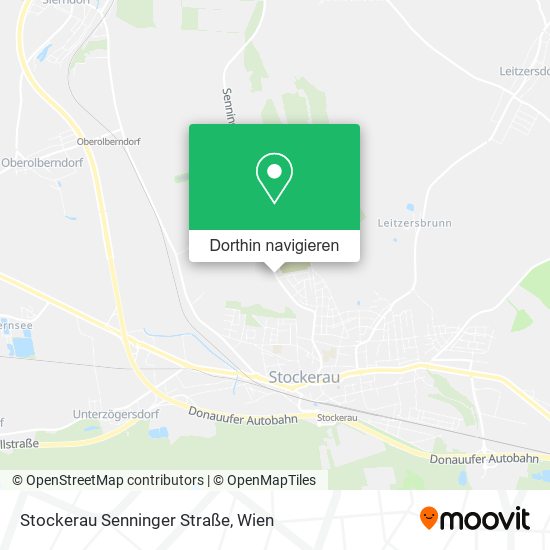 Stockerau Senninger Straße Karte
