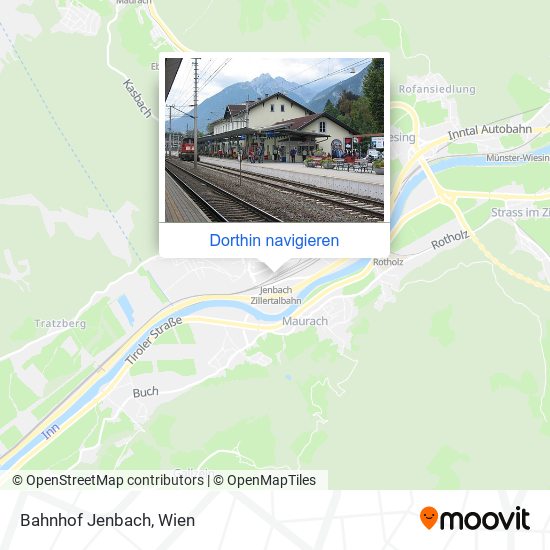 Bahnhof Jenbach Karte