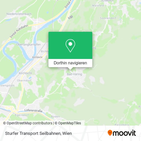 Sturfer Transport Seilbahnen Karte