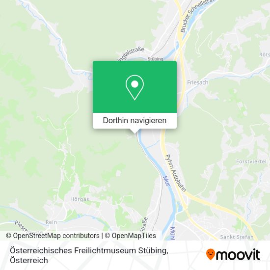 Österreichisches Freilichtmuseum Stübing Karte