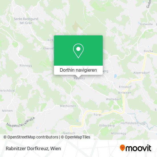 Rabnitzer Dorfkreuz Karte