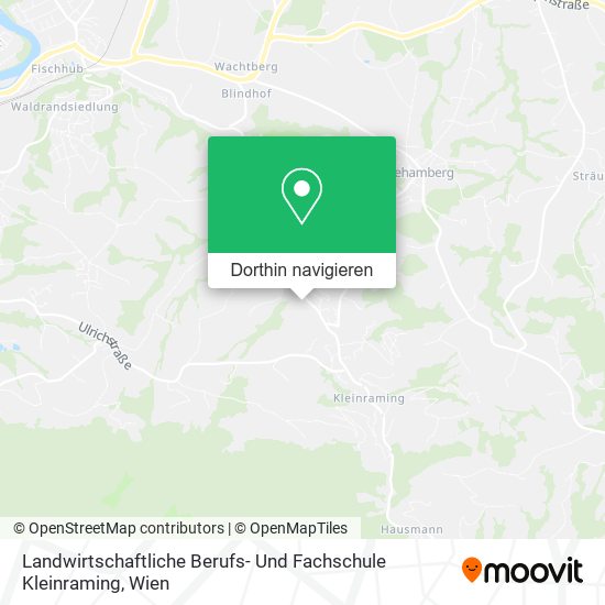 Landwirtschaftliche Berufs- Und Fachschule Kleinraming Karte