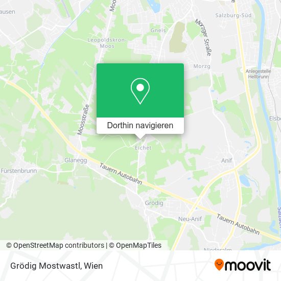 Grödig Mostwastl Karte