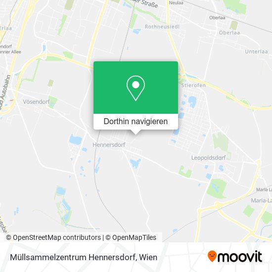 Müllsammelzentrum Hennersdorf Karte