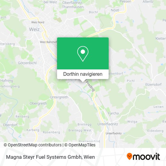Magna Steyr Fuel Systems Gmbh Karte