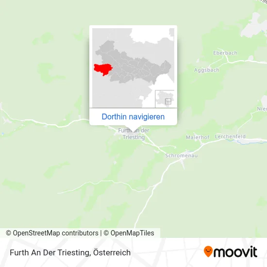 Furth An Der Triesting Karte