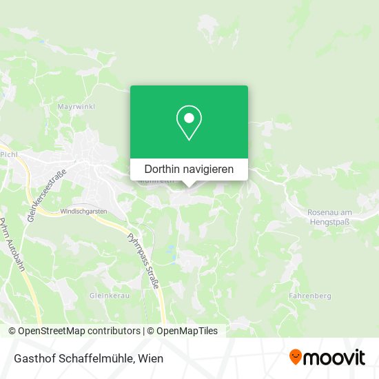 Gasthof Schaffelmühle Karte