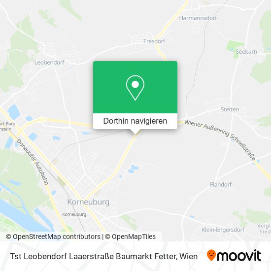 Tst Leobendorf Laaerstraße Baumarkt Fetter Karte