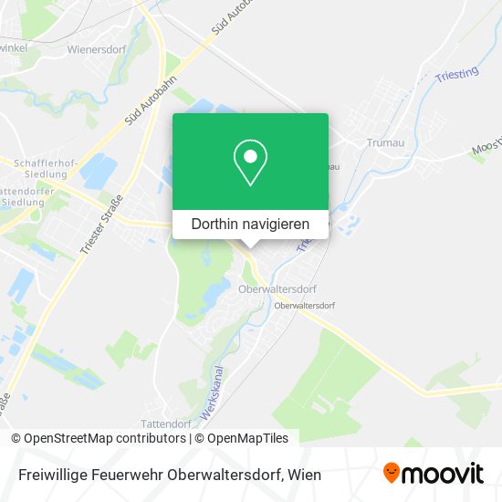 Freiwillige Feuerwehr Oberwaltersdorf Karte