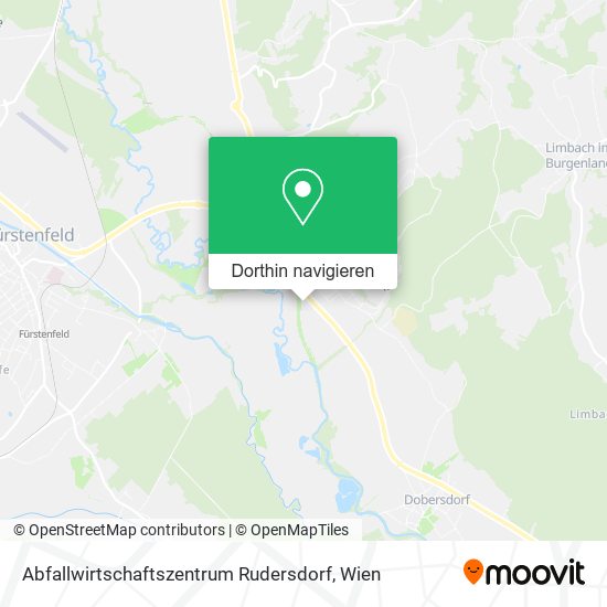 Abfallwirtschaftszentrum Rudersdorf Karte
