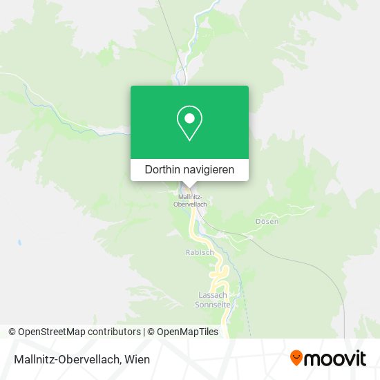 Mallnitz-Obervellach Karte