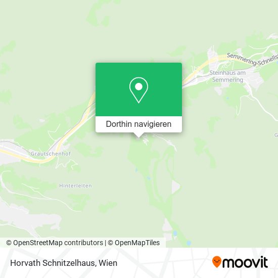 Horvath Schnitzelhaus Karte