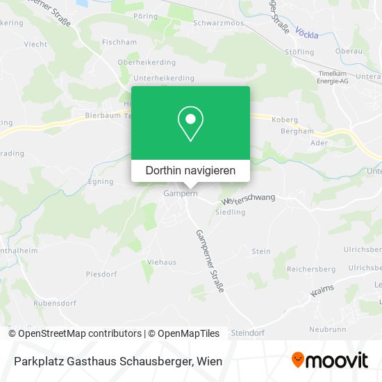 Parkplatz Gasthaus Schausberger Karte