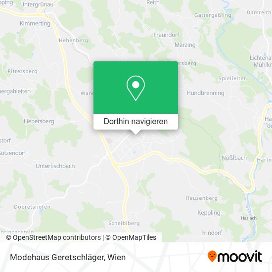 Modehaus Geretschläger Karte