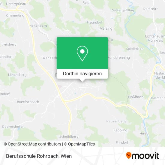 Berufsschule Rohrbach Karte