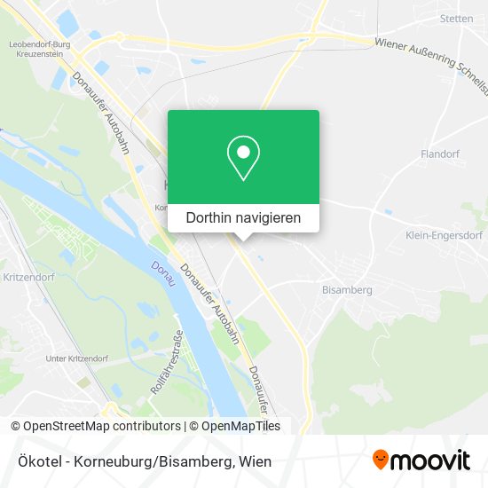 Ökotel - Korneuburg/Bisamberg Karte