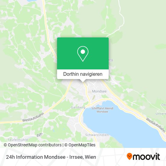 24h Information Mondsee - Irrsee Karte