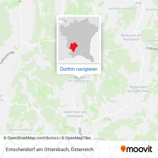 Entschendorf am Ottersbach Karte