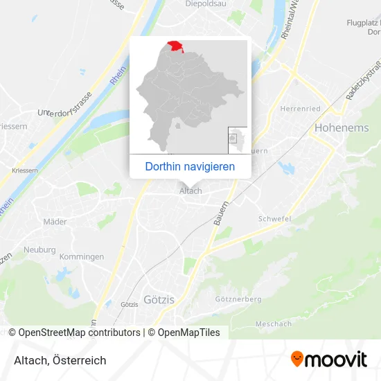 Altach Karte