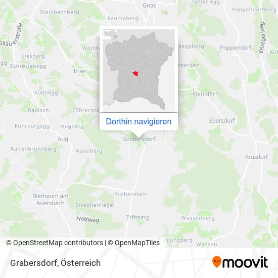 Grabersdorf Karte