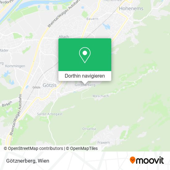 Götznerberg Karte