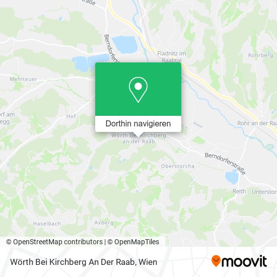 Wörth Bei Kirchberg An Der Raab Karte